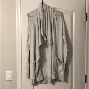Athleta Heathered Gray Studio Wrap